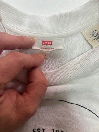 Sudadera top levi’s