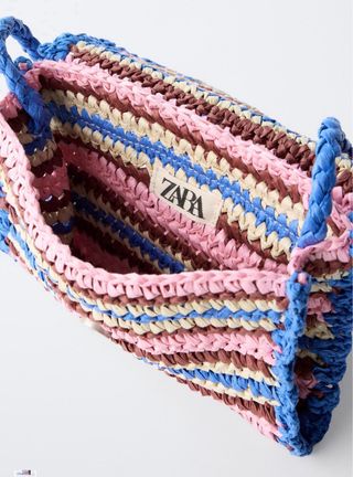 Bolso niña bandolera rayas Zara nuevo
