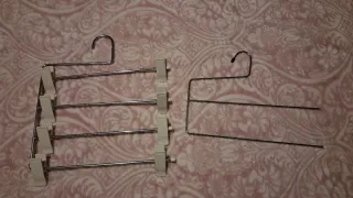 3 Perchas para pantalones sin estrenar