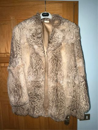 Pelliccia alta qualità beige/marrone