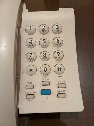 Teléfono antiguo Telefónica beige