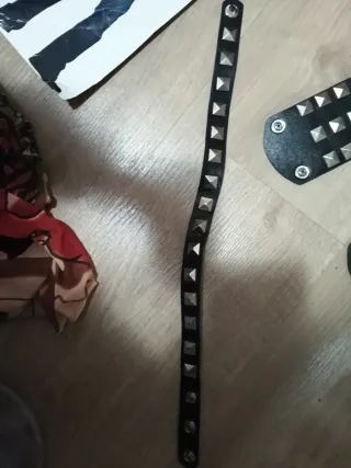 Disfraz Punky Motero Tatuado Talla L