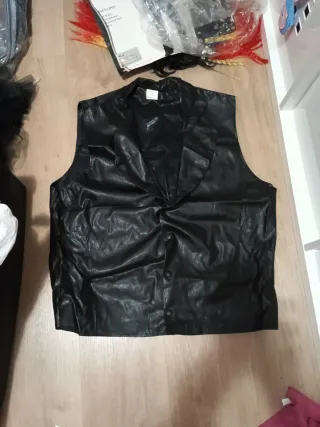 Disfraz Punky Motero Tatuado Talla L