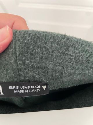 Pantalón de punto Zara verde