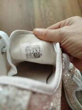 Zapatillas Converse Glitter Oro Rosa