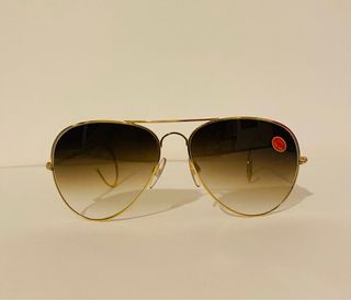 Occhiali da sole vintage anni '80 oro