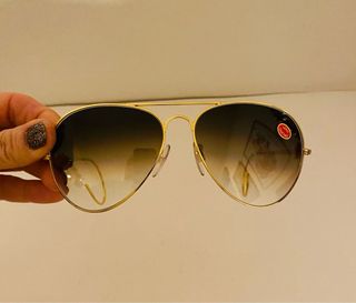 Occhiali da sole vintage anni '80 oro