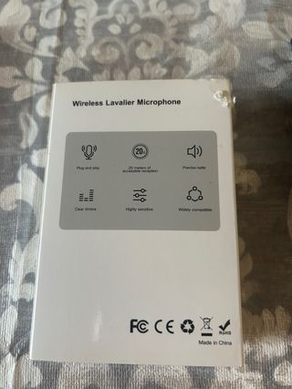 Micrófono Lavalier Inalámbrico para móvil