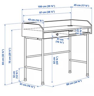 Escritorio Hauga Blanco