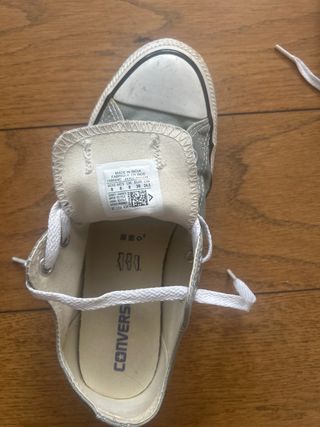 Converse All Star Talla 39 Verde Unisex