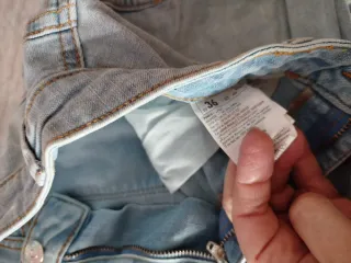 Pantalones cortos vaqueros azules