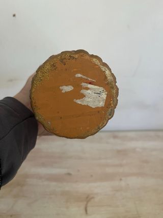 Vaso decorativo color oro