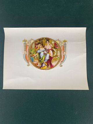 Litografías, habilitaciones de puros, vitolas