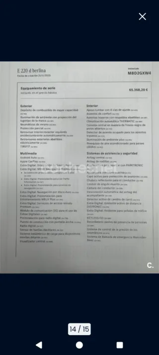 Mercedes-Benz Clase E 2023