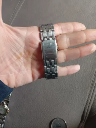 Reloj Casio Caballero Plata y Blanco