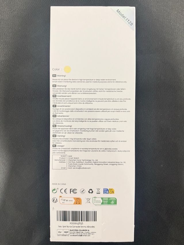 Orologio Intelligente Donna Oro Rosa