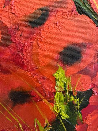 Quadro papaveri rossi