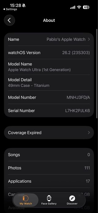 Apple Watch Ultra (1ª Gen)