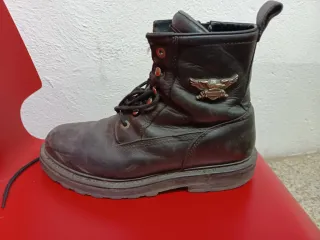 Botas de moto negras Harley Davison