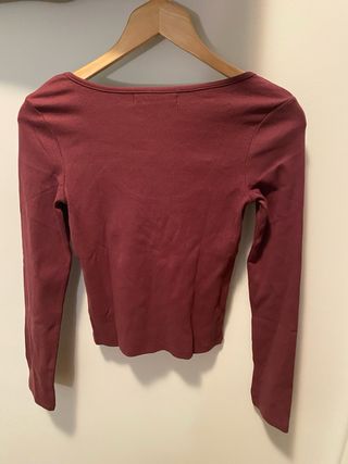 Blusa manga larga mujer