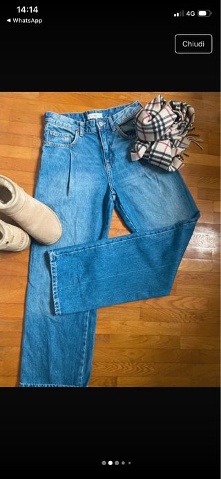 Jeans Mango Blu