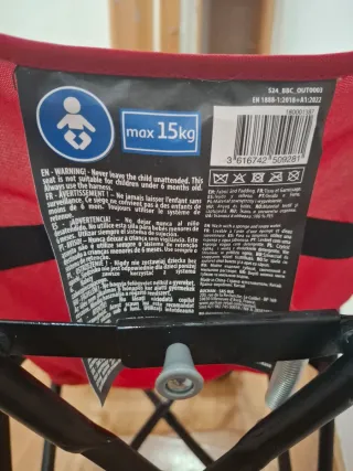 Carro plegable para bebé