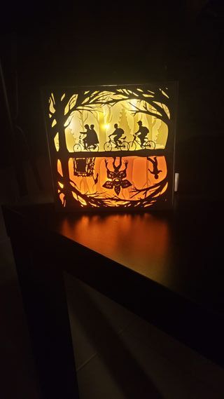 Caixa de Luz Stranger Things, Leds inclusos