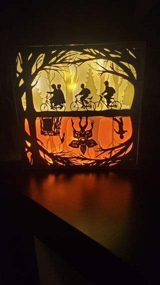 Caixa de Luz Stranger Things, Leds inclusos