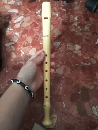 Flauta dulce Hohner color beige