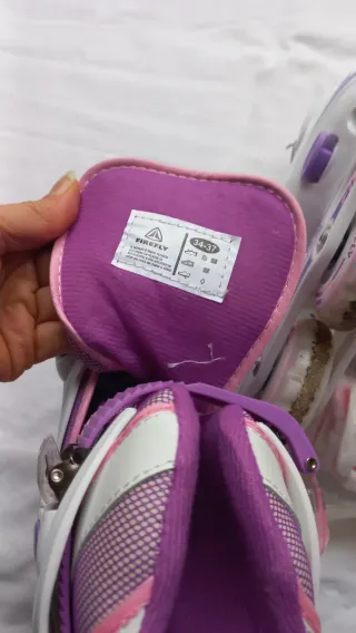 Pattini in linea bambina/ragazza viola