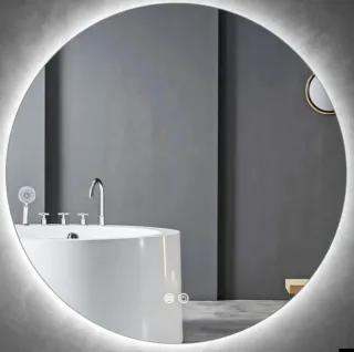 Espejo Redondo Baño LED