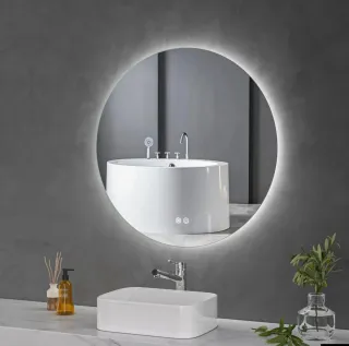 Espejo Redondo Baño LED