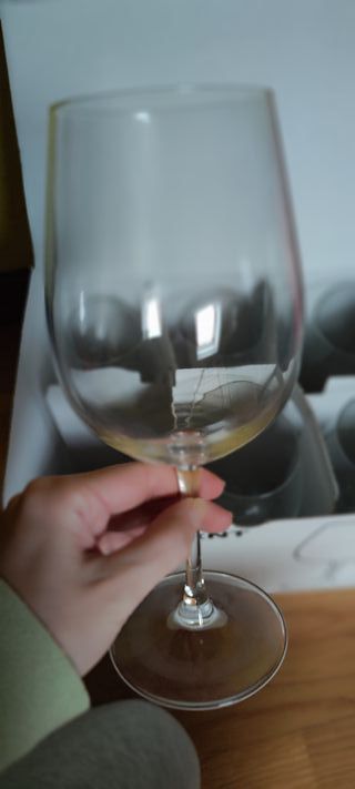 Copas de vino de cristal