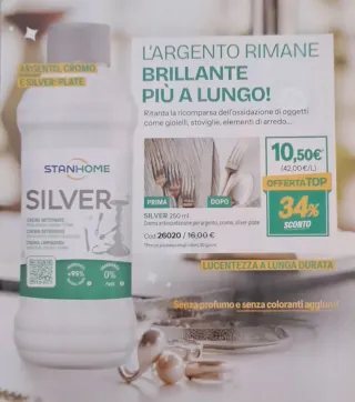 Stanhome Silver crema pulitore argento