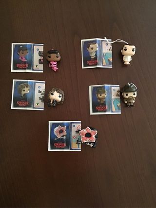5 Figuras Funko Pop Stranger Things