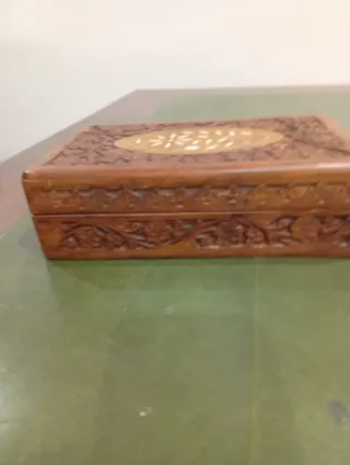 Caja y lapicero madera árabe