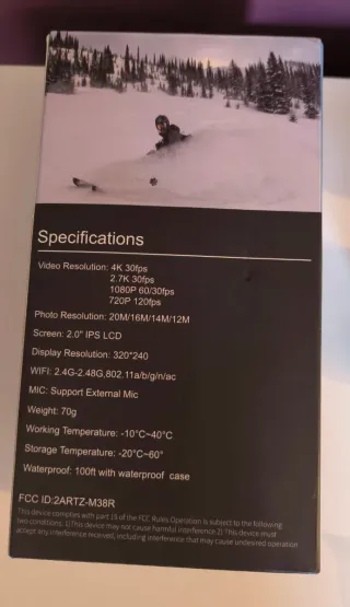 Cámara de Aventura 4K nuevo