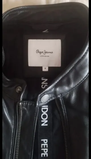 Chaqueta Biker Piel Pepe Jeans London negra