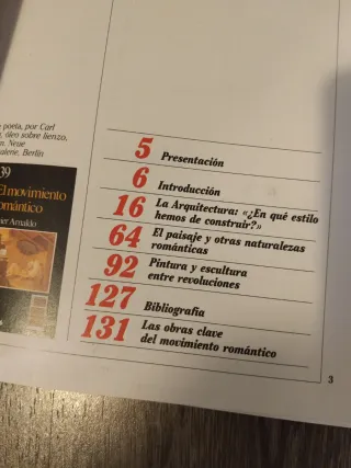 El movimiento romántico. Historia 16