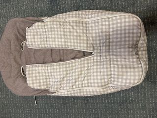 Saco invierno Cotton Juice gris cuadros