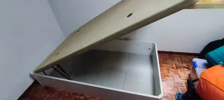 Canapé y colchón individual 1x1.90