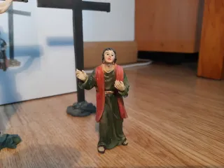 Escena Crucifixión Cristo Belen Semana Santa