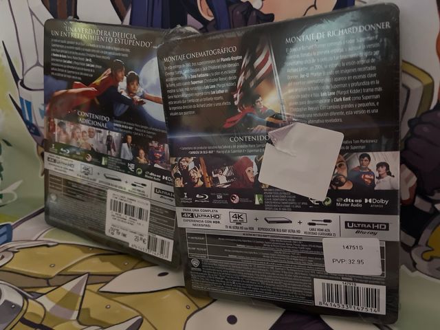 Superman I e II Steelbook 4K UHD Blu-ray