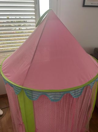 Casita Princesa Infantil Rosa con Cortinas