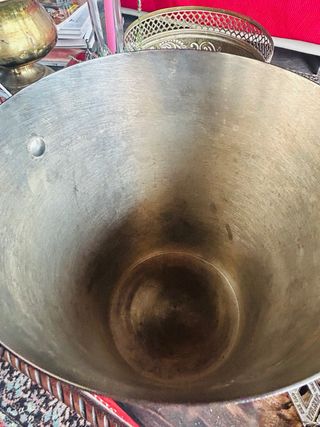 Cubeta para champán de acero inoxidable vintage