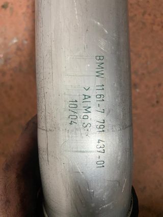 Tuberías Intercooler BMW 320d 150cv