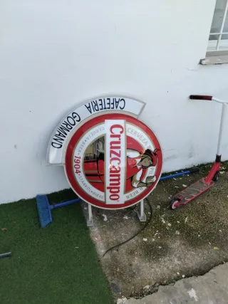 Cartel Luminoso Bar Cafetería Gormand Cruzcampo