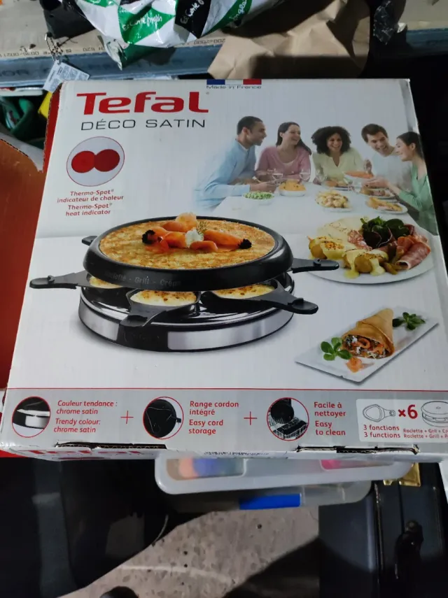 Raclette Tefal Déco Satin