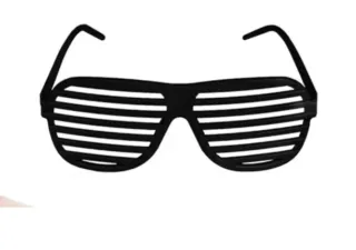 Disfraz chica ochentera negro