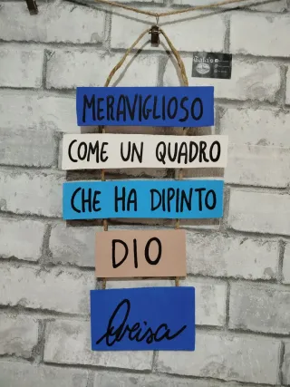 Targhetta Arisa Meraviglioso